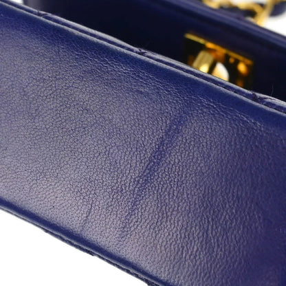 Chanel Purple Lambskin Shoulder Bag