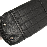 Chanel 2004-2005 Black Caviar Choco Bar Handbag