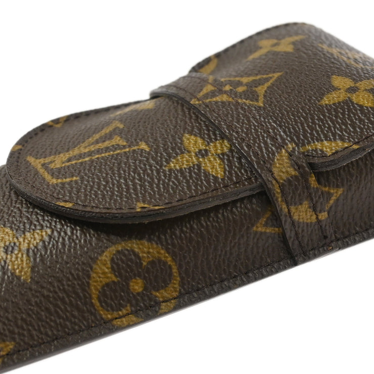 Louis Vuitton 2006 Monogram Etui Lunettes Glasses Cas Small Good M62970