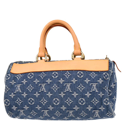 Louis Vuitton Blue Monogram Denim Neo Speedy Handbag M95019