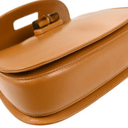 Gucci Brown Bamboo 2way Shoulder Handbag
