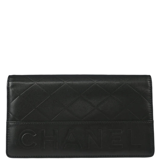 Chanel Black Lambskin Wallet