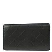 Chanel 2005-2006 Black Lambskin Wallet
