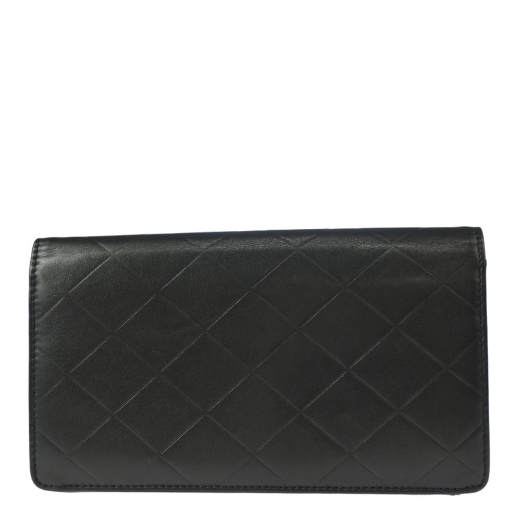 Chanel 2005-2006 Black Lambskin Wallet
