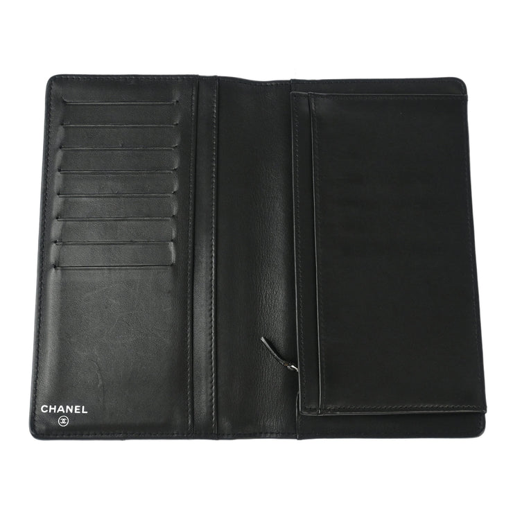Chanel 2005-2006 Black Lambskin Wallet