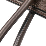 Hermes 2005 Chocolat Taurillon Clemence Shoulder Birkin Handbag
