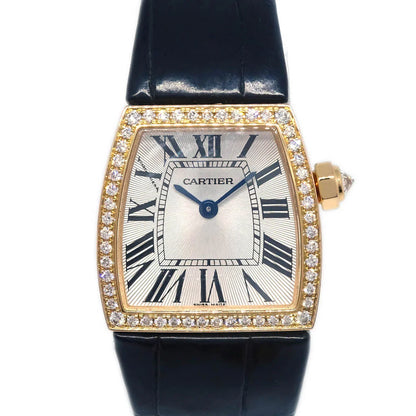 Cartier * La Dona Ref.WE600651 Quartz Watch 18KPG Diamond Black