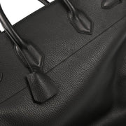 Hermes 1998 Black Ardennes Haut a Courroies 40 Handbag