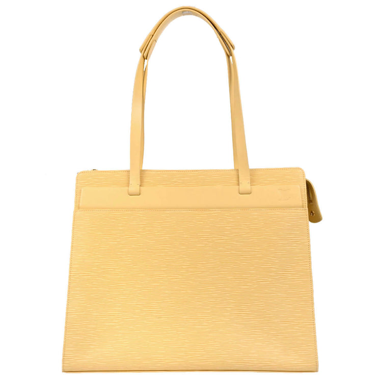 Louis Vuitton 2000 White Epi Croisette GM Tote Handbag M5250A
