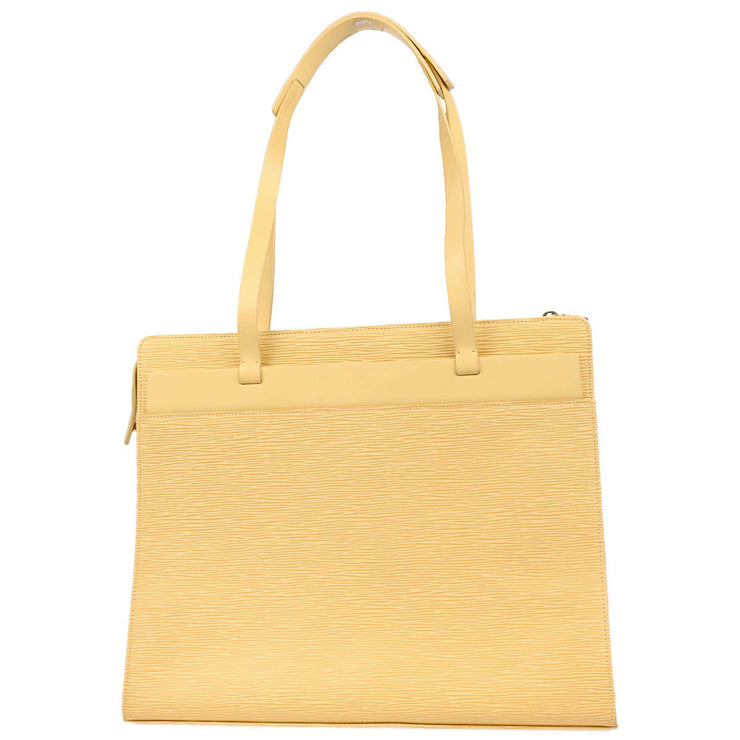 Louis Vuitton 2000 White Epi Croisette GM Tote Handbag M5250A