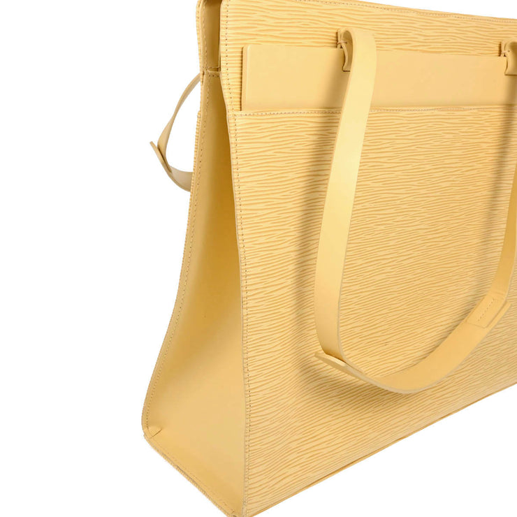Louis Vuitton 2000 White Epi Croisette GM Tote Handbag M5250A