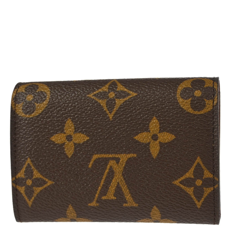 Louis Vuitton 2006 Monogram Porte Monnaie Plat Coin Case Wallet M61930