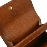 Louis Vuitton 2006 Monogram Porte Monnaie Plat Coin Case Wallet M61930