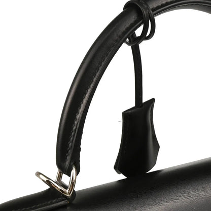 Hermes Black Box Calf Kelly 32 Retourne 2way Shoulder Handbag