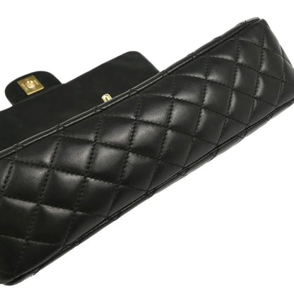 Chanel 2009-2010 Black Lambskin Valentine Shoulder Bag