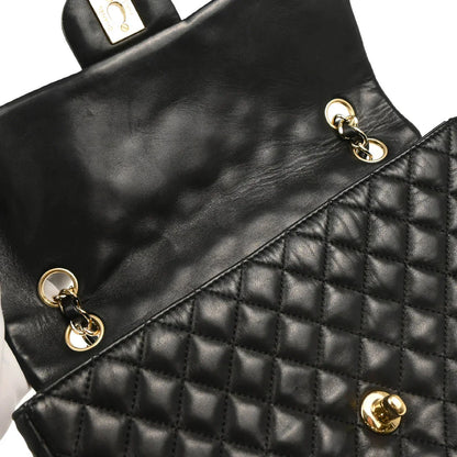 Chanel 2009-2010 Black Lambskin Valentine Shoulder Bag