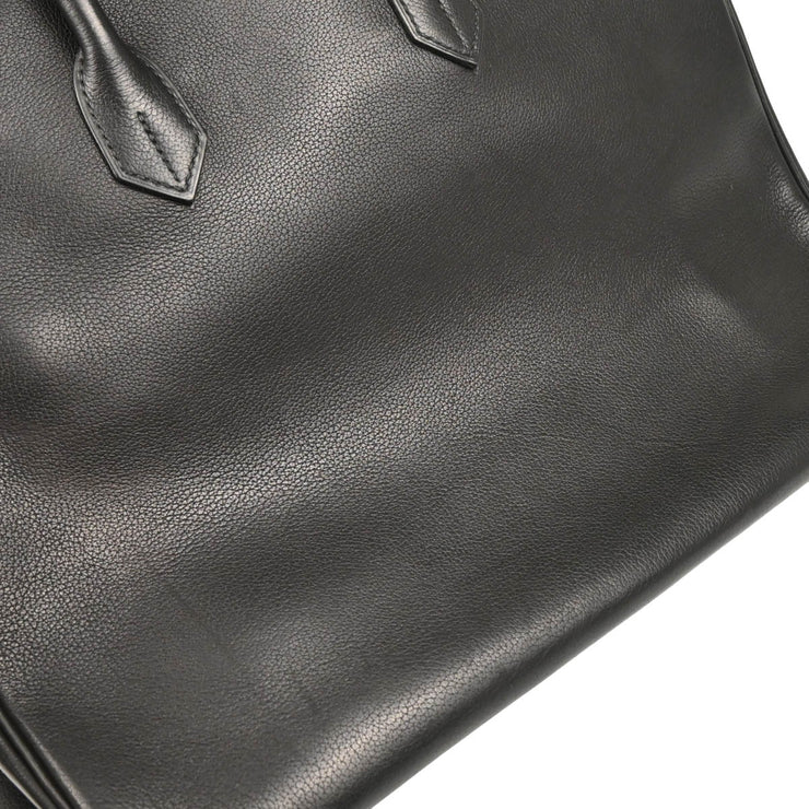 Hermes 2006 Black Evercalf Birkin 35 Handbag