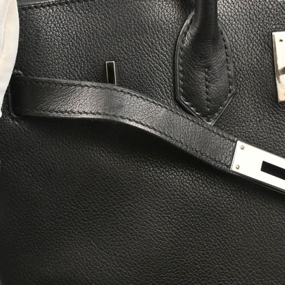 Hermes Black Evercalf Birkin 35 Handbag
