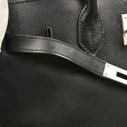 Hermes 2006 Black Evercalf Birkin 35 Handbag