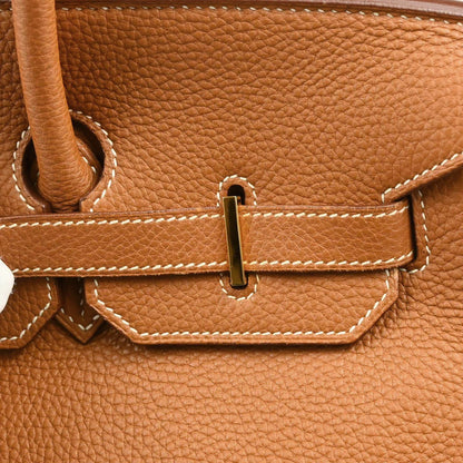 Hermes Gold Togo Birkin 35 Handbag
