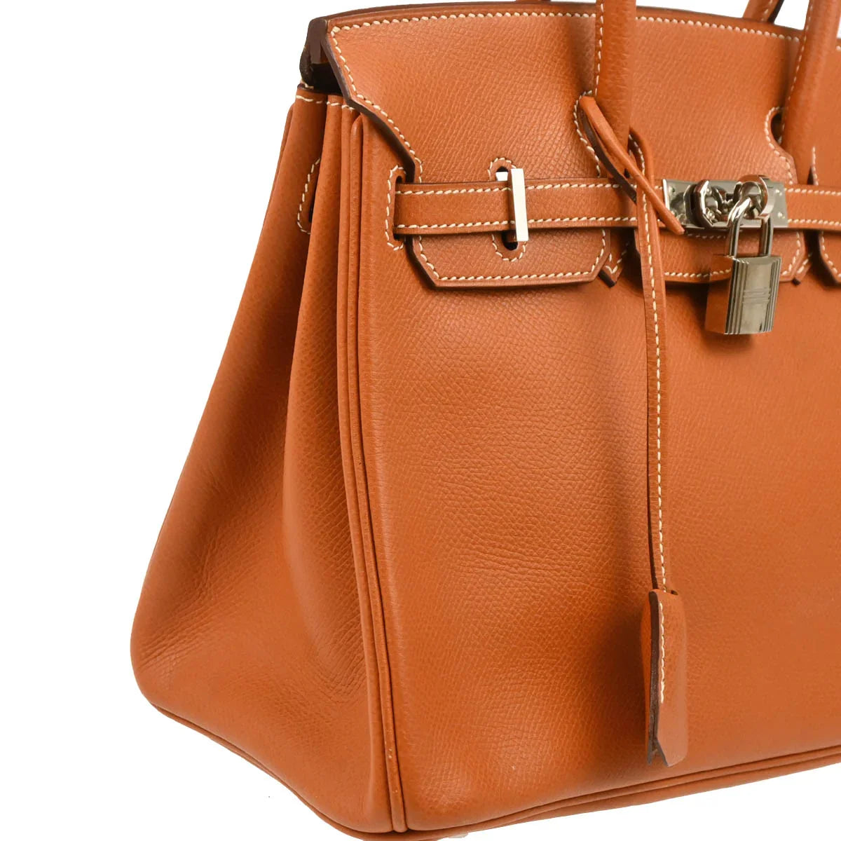 Hermes Gold Epsom Birkin 25 Handbag