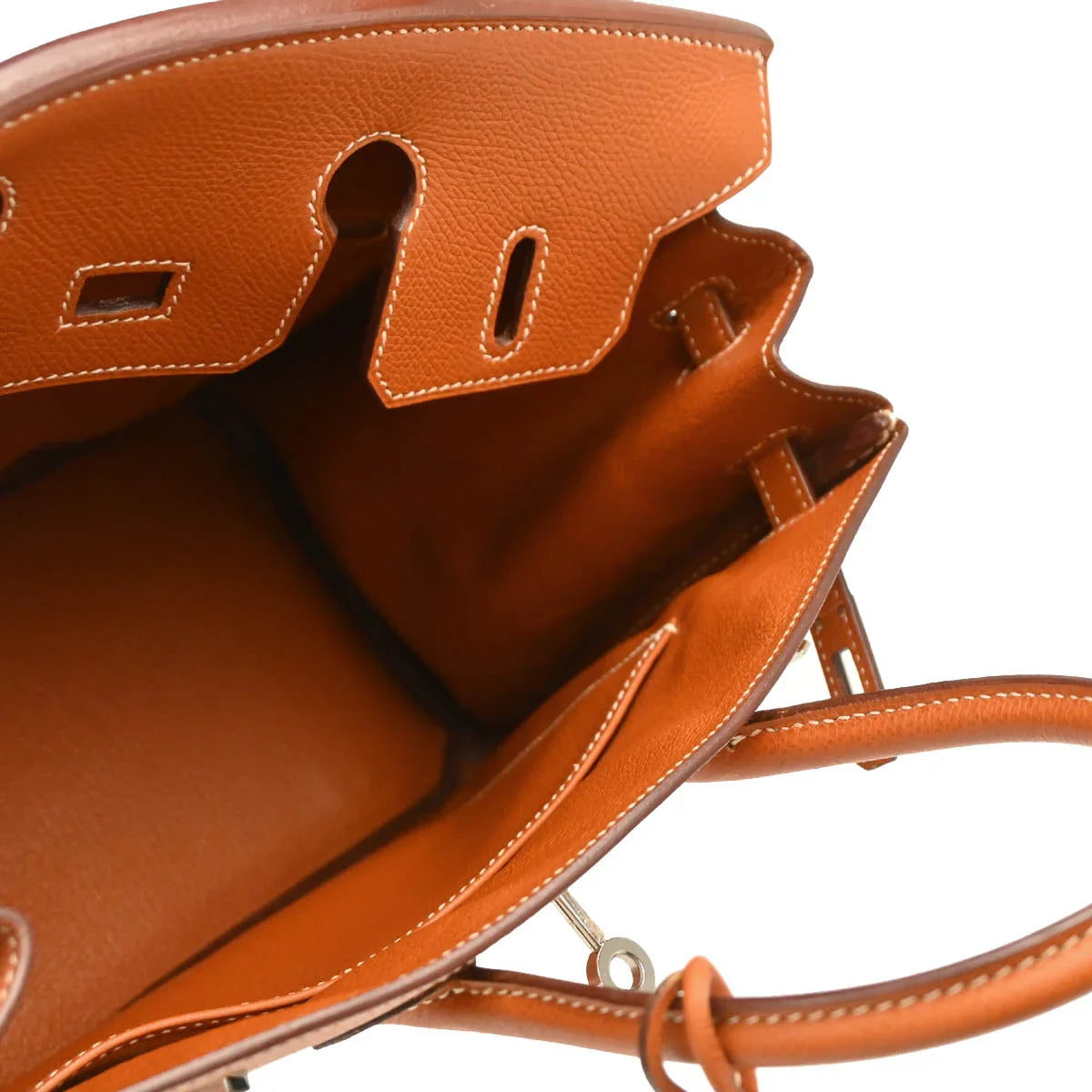 Hermes Gold Epsom Birkin 25 Handbag
