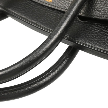 Hermes Black Ardennes Birkin 35 Handbag