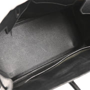 Hermes 2002 Black Ardennes Birkin 35 Handbag
