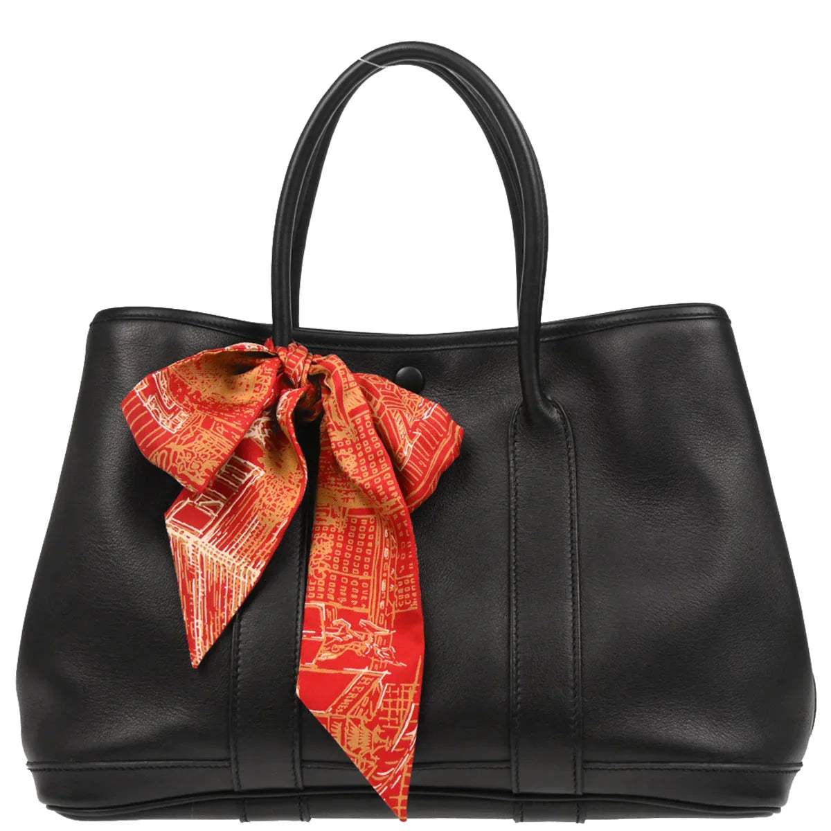 Hermes Black Swift Garden Twilly TPM Tote Handbag