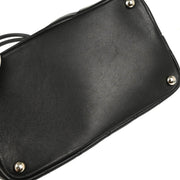 Chanel 2006-2008 Black Calfskin Cambon Ligne Tote Handbag