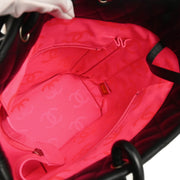 Chanel 2006-2008 Black Calfskin Cambon Ligne Tote Handbag