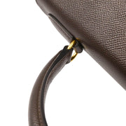 Hermes 1999 Ebene Courchevel Kelly 32 Retourne 2way Shoulder Handbag