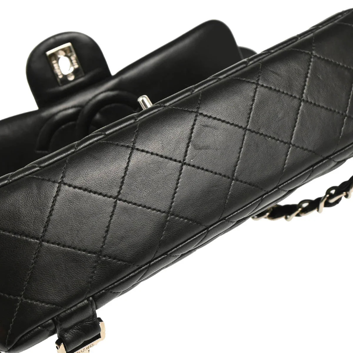 Chanel 1996-1997 Black Lambskin Backpack