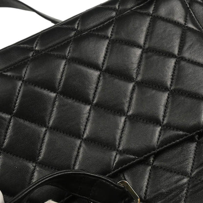 Chanel 1996-1997 Black Lambskin Backpack