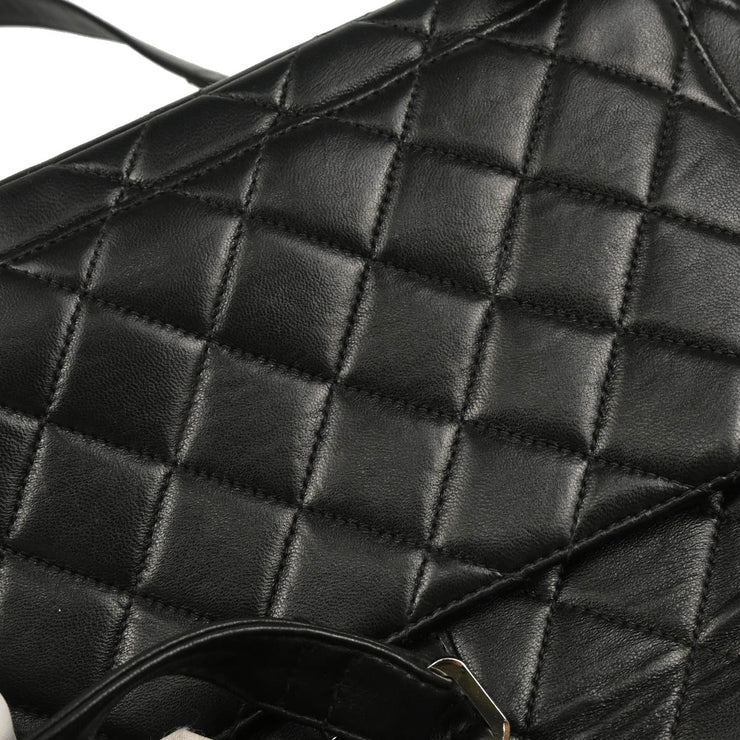 Chanel 1996-1997 Black Lambskin Backpack