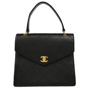 Chanel 1997-1999 Black Caviar Handbag