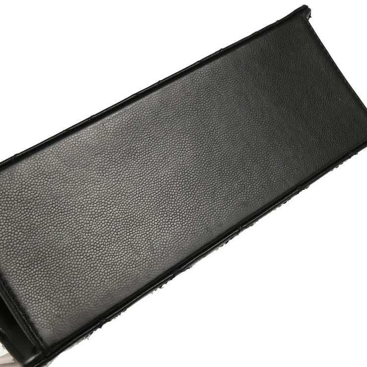 Chanel 1997-1999 Black Caviar Handbag