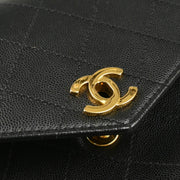 Chanel 1997-1999 Black Caviar Handbag