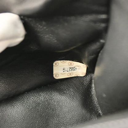 Chanel Black Caviar Double Sided Classic Flap Shoulder Bag