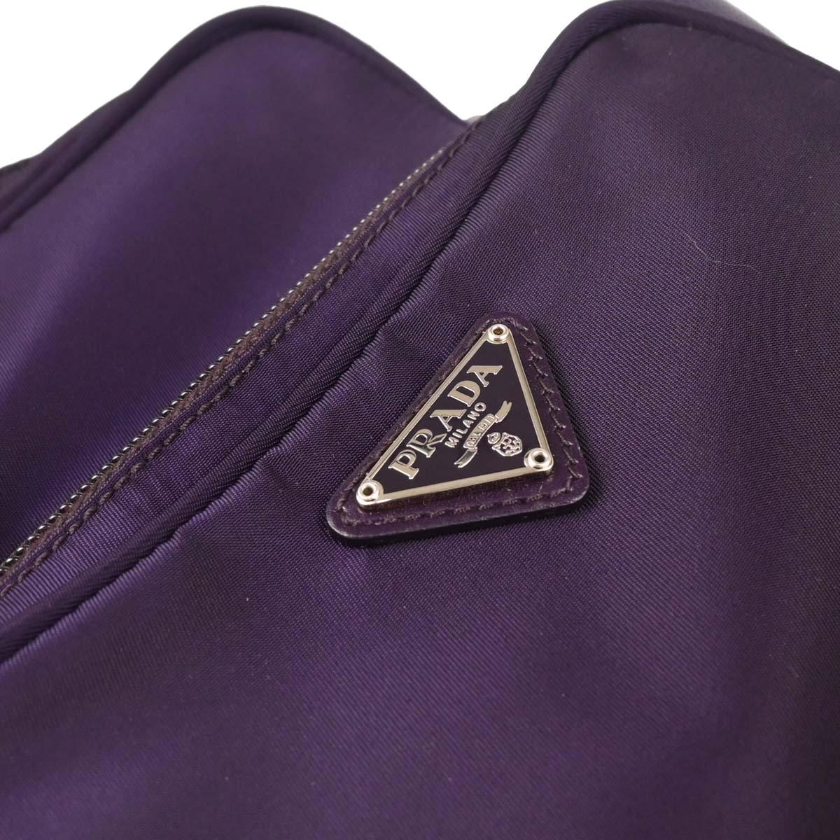 Prada Purple Nylon Crossbody Bag