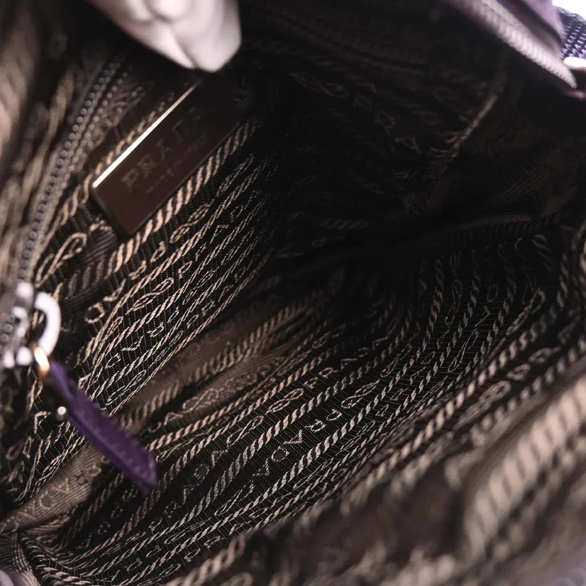 Prada Purple Nylon Crossbody Bag