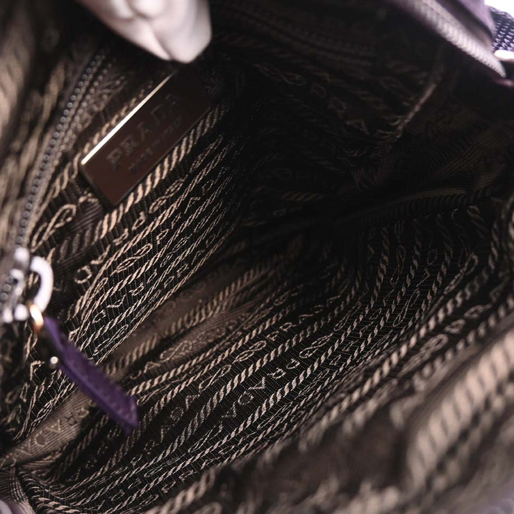 Prada Purple Nylon Crossbody Bag