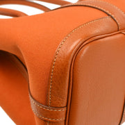 Hermes 2005 Orange Officier Garden Party 30 TPM Tote Handbag