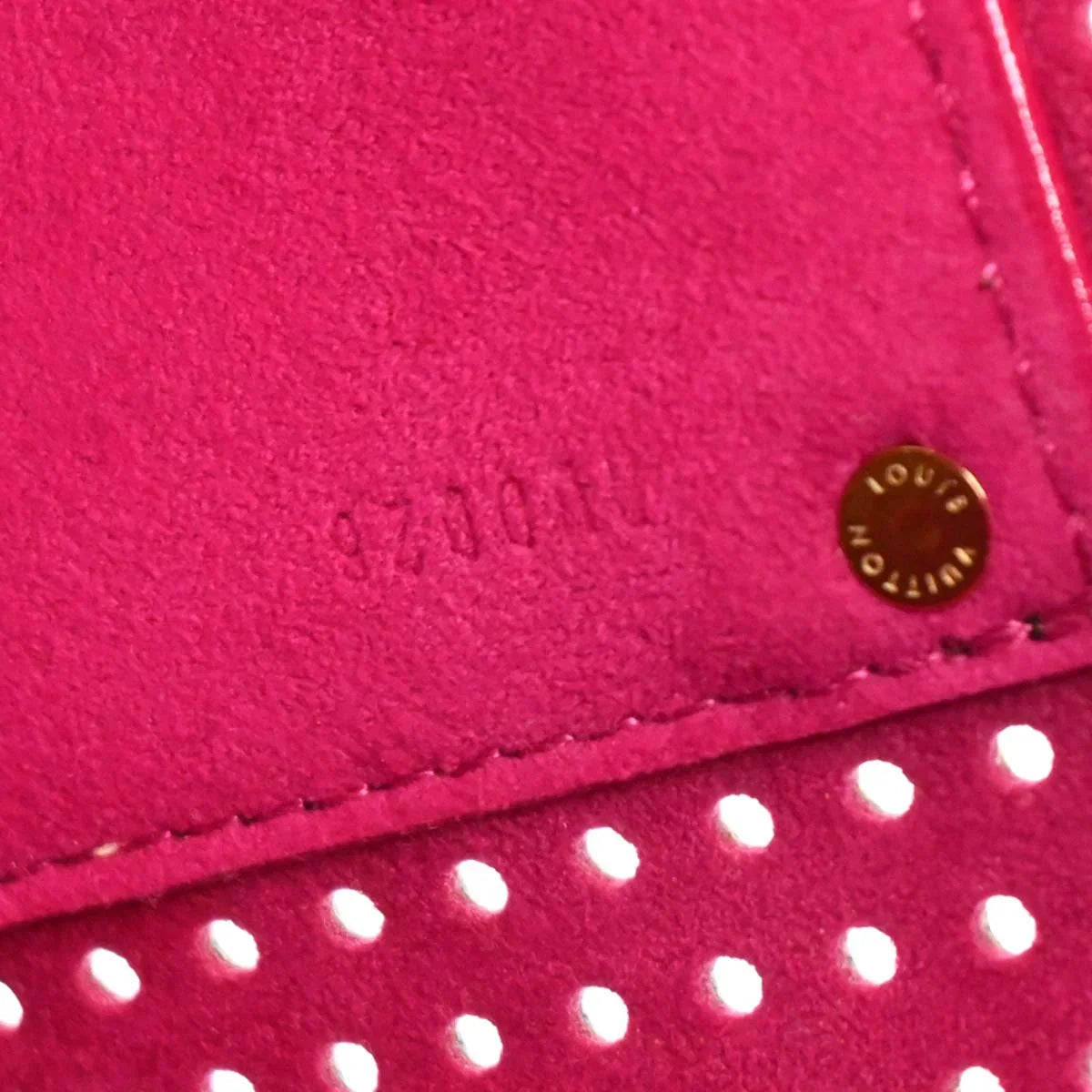 Louis Vuitton 2006 Pink Monogram Perfo Speedy 30 Handbag M95180
