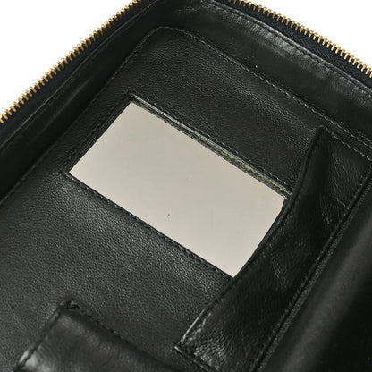 Chanel Black Woo Wild Stitch Vanity Handbag