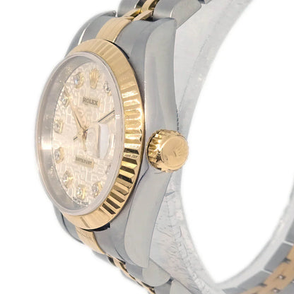 Rolex Oyster Perpetual Datejust 26mm Ref.69173G Watch 18KYG SS Diamond