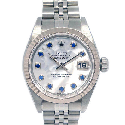 Rolex Ref.79174NGS Oyster Perpetual Datejust 26mm Watch SS Sapphire Shell