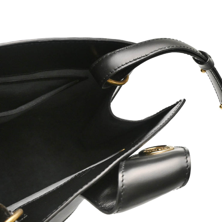 Louis Vuitton 1995 Black Epi Cluny Shoulder Bag M52252