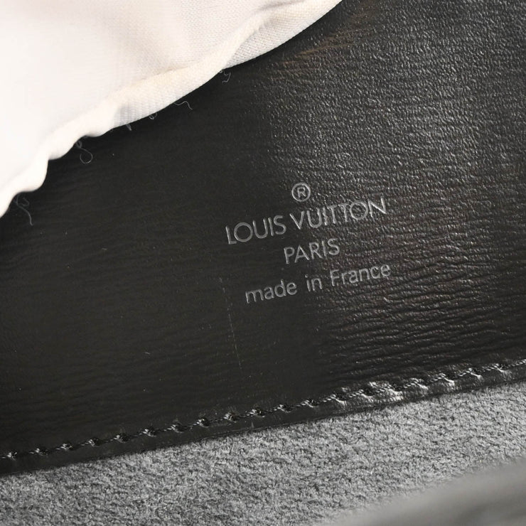 Louis Vuitton 1995 Black Epi Cluny Shoulder Bag M52252