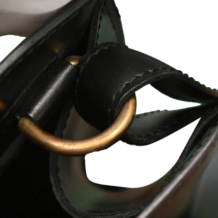 Louis Vuitton 1995 Black Epi Cluny Shoulder Bag M52252